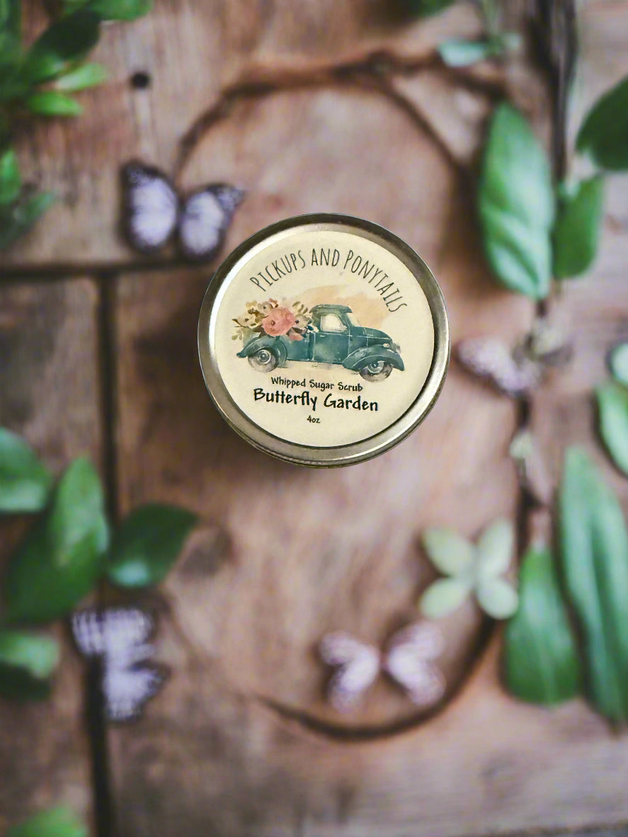 Butterfly Garden Whipped Sugar Scrub
