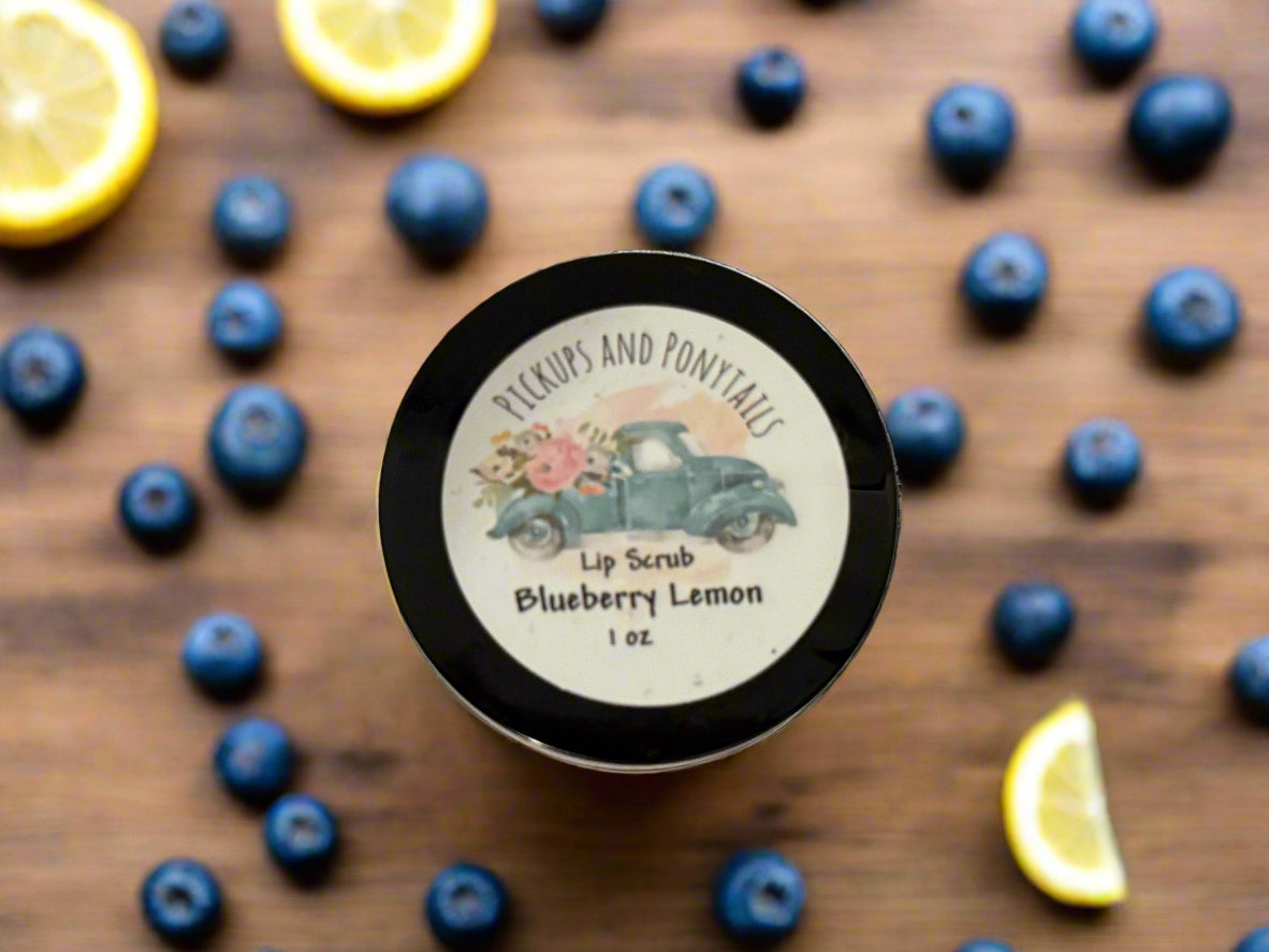 Blueberry Lemon Lip Scrub
