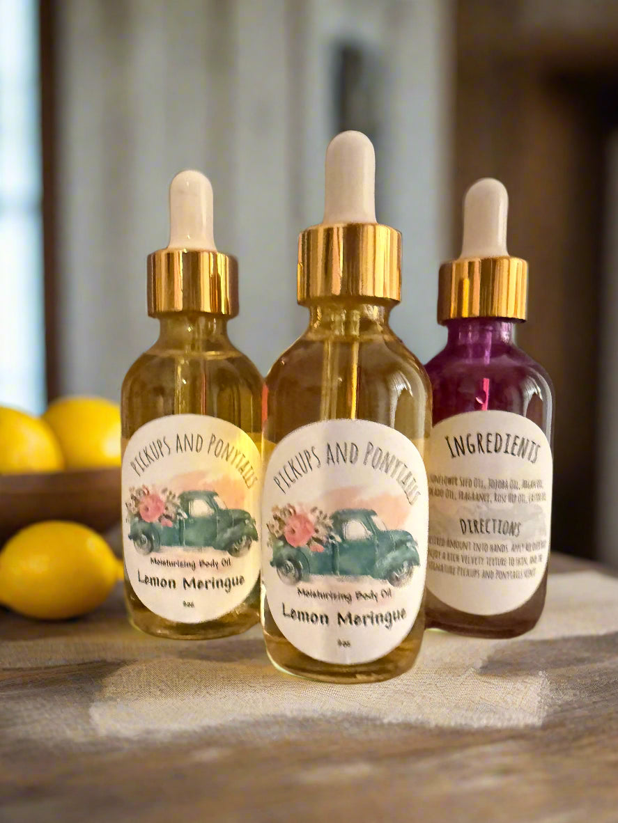 Lemon Meringue Moisturizing Body Oil