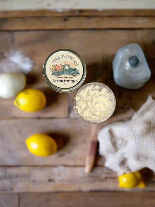 Lemon Meringue Whipped Sugar Scrub