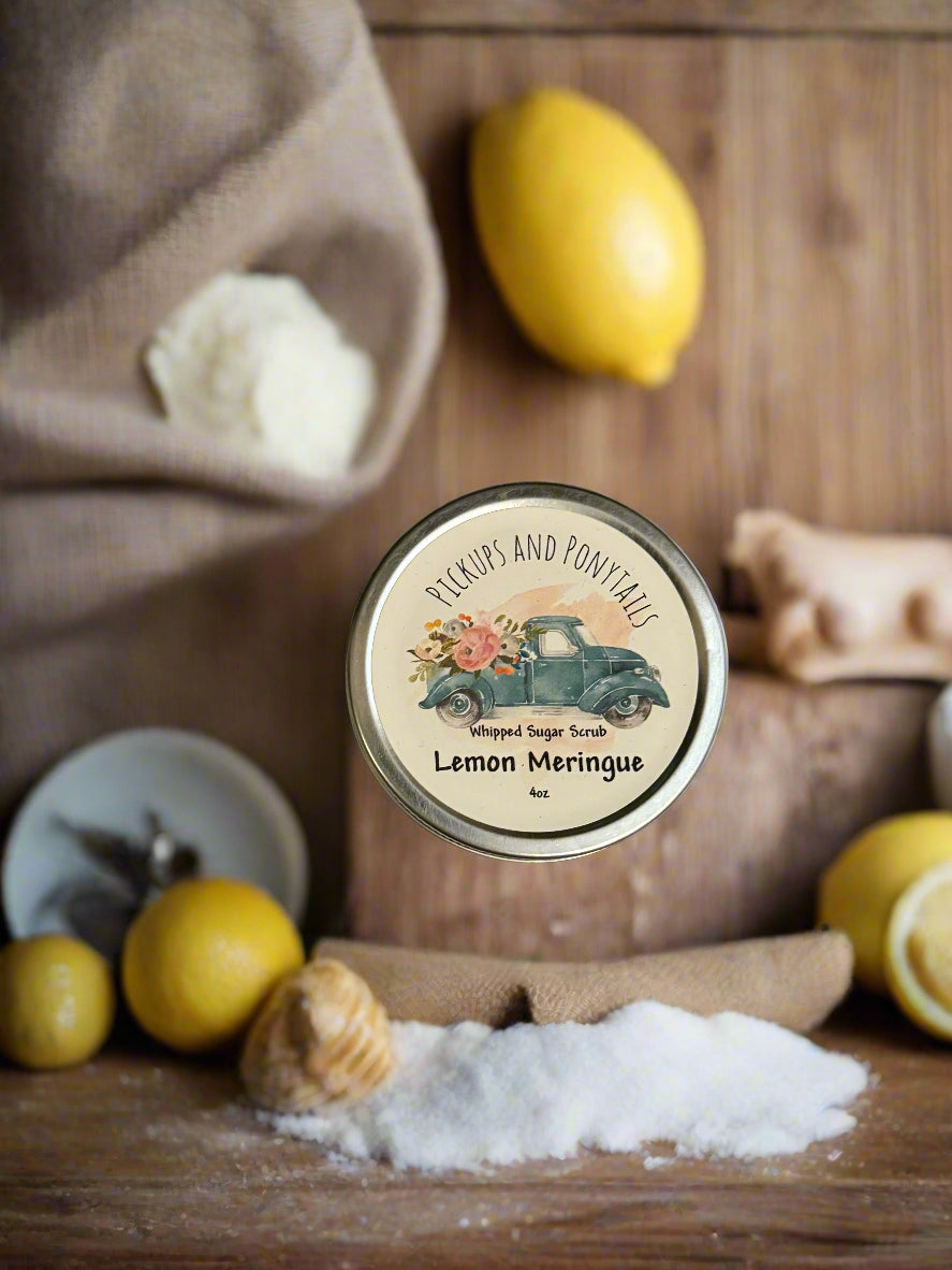 Lemon Meringue Whipped Sugar Scrub