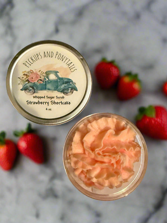 Strawberry Shortcake Whipped Sugar Scrub