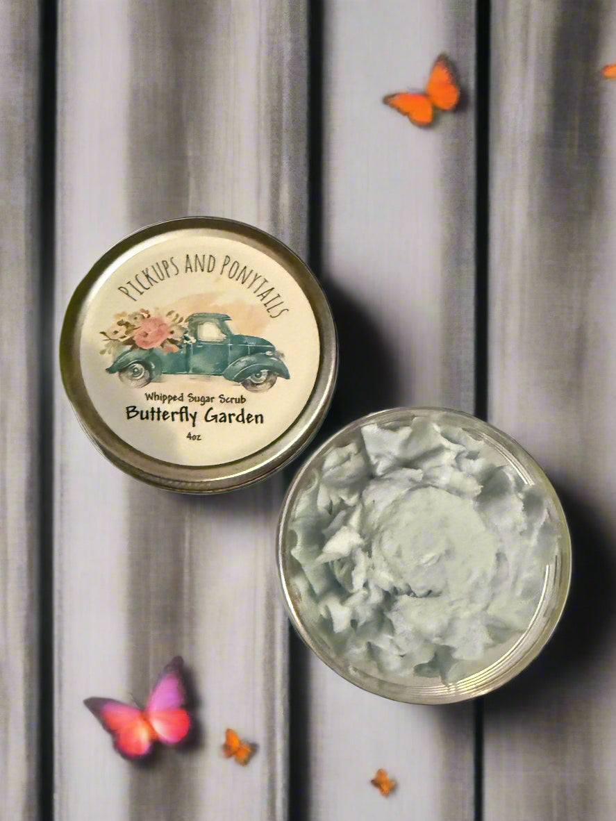 Butterfly Garden Whipped Sugar Scrub