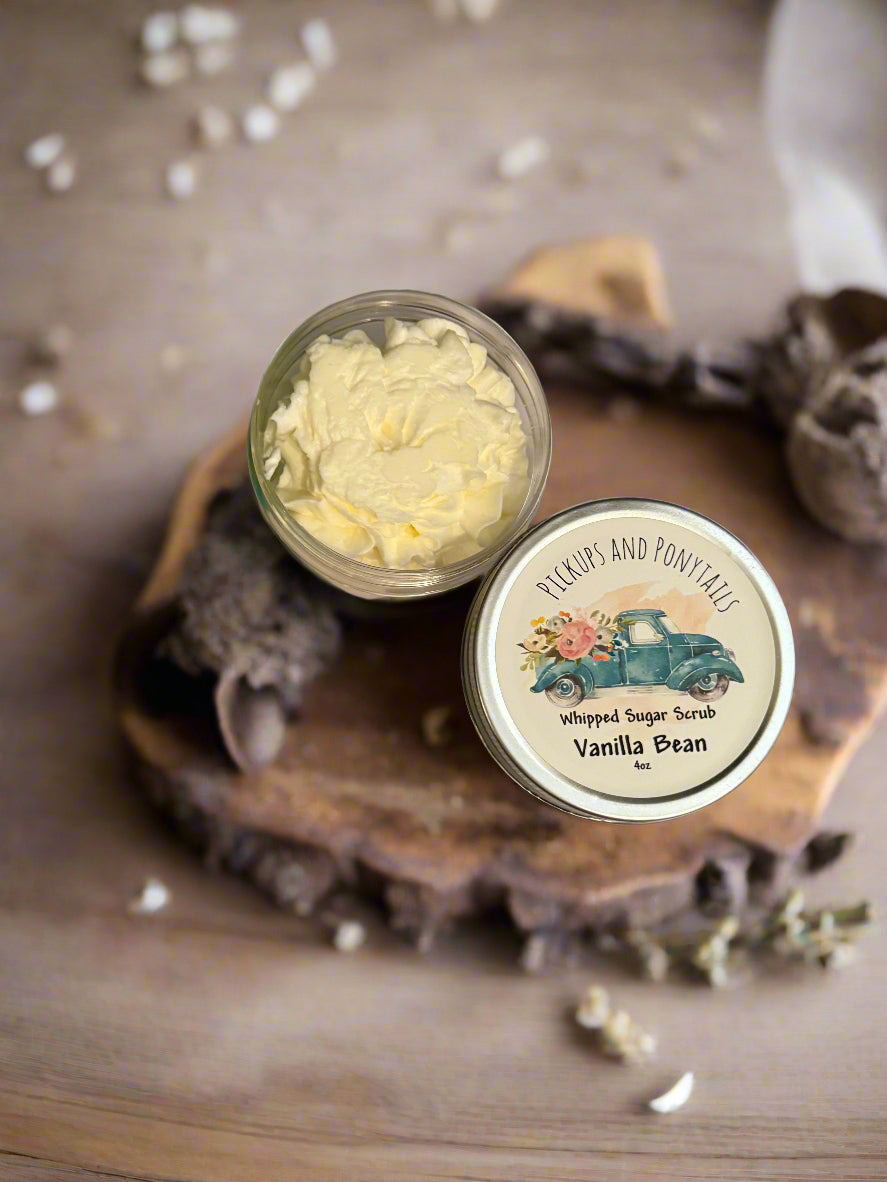 Vanilla Bean Whipped Sugar Scrub