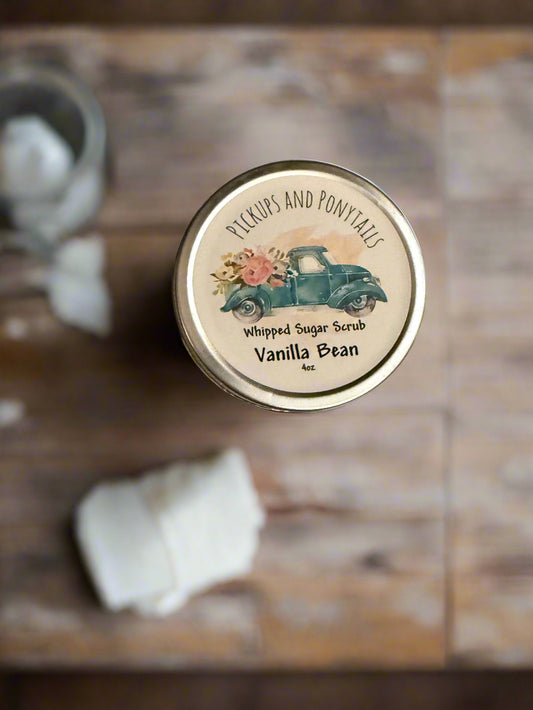 Vanilla Bean Whipped Sugar Scrub
