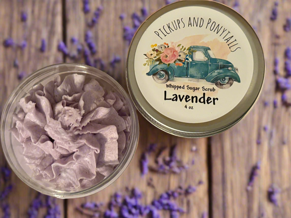 Lavender Whipped Sugar Scrub