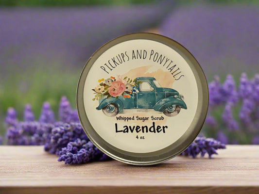 Lavender Whipped Sugar Scrub