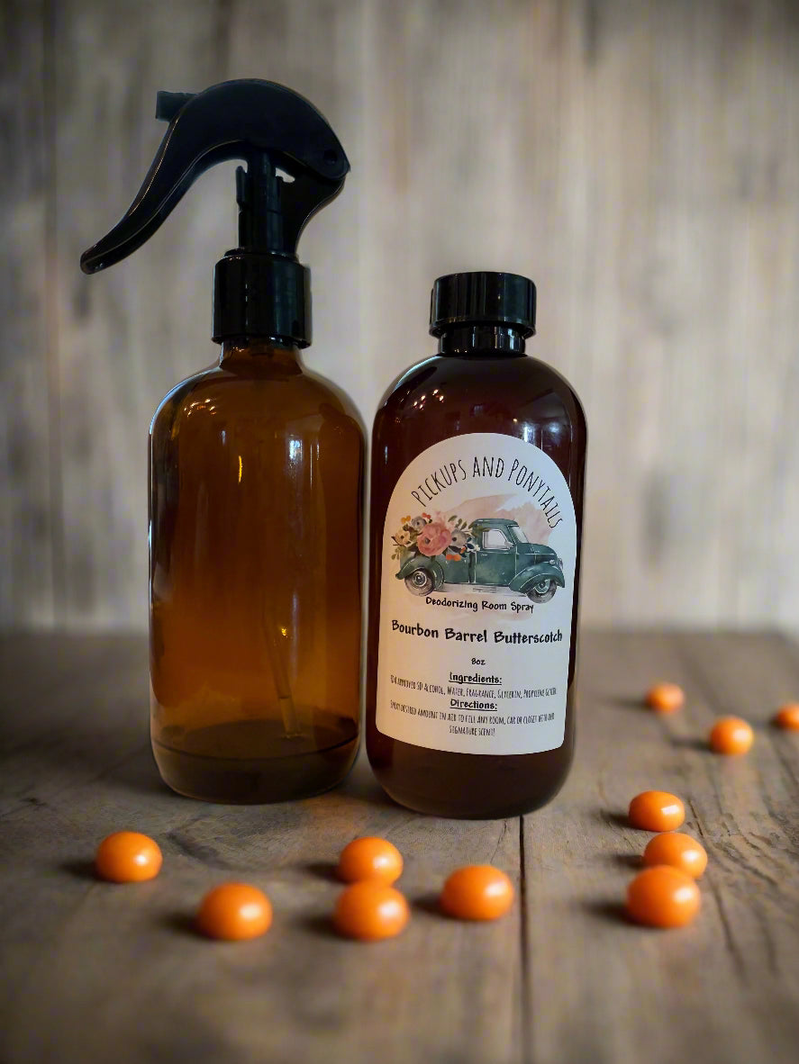 Bourbon Barrel Butterscotch Deodorizing Room Spray
