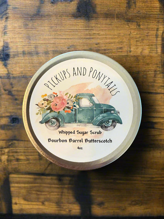 Bourbon Barrel Butterscotch Whipped Sugar Scrub