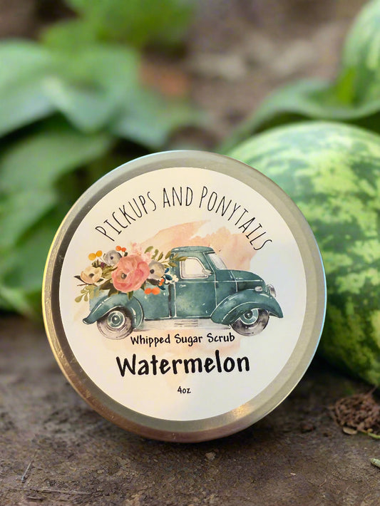 Watermelon Whipped Sugar Scrub