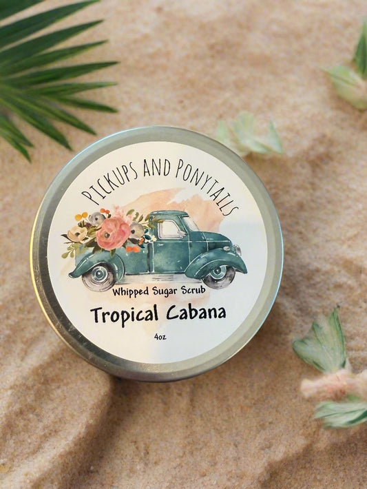 Tropical Cabana Whipped Sugar Scrub