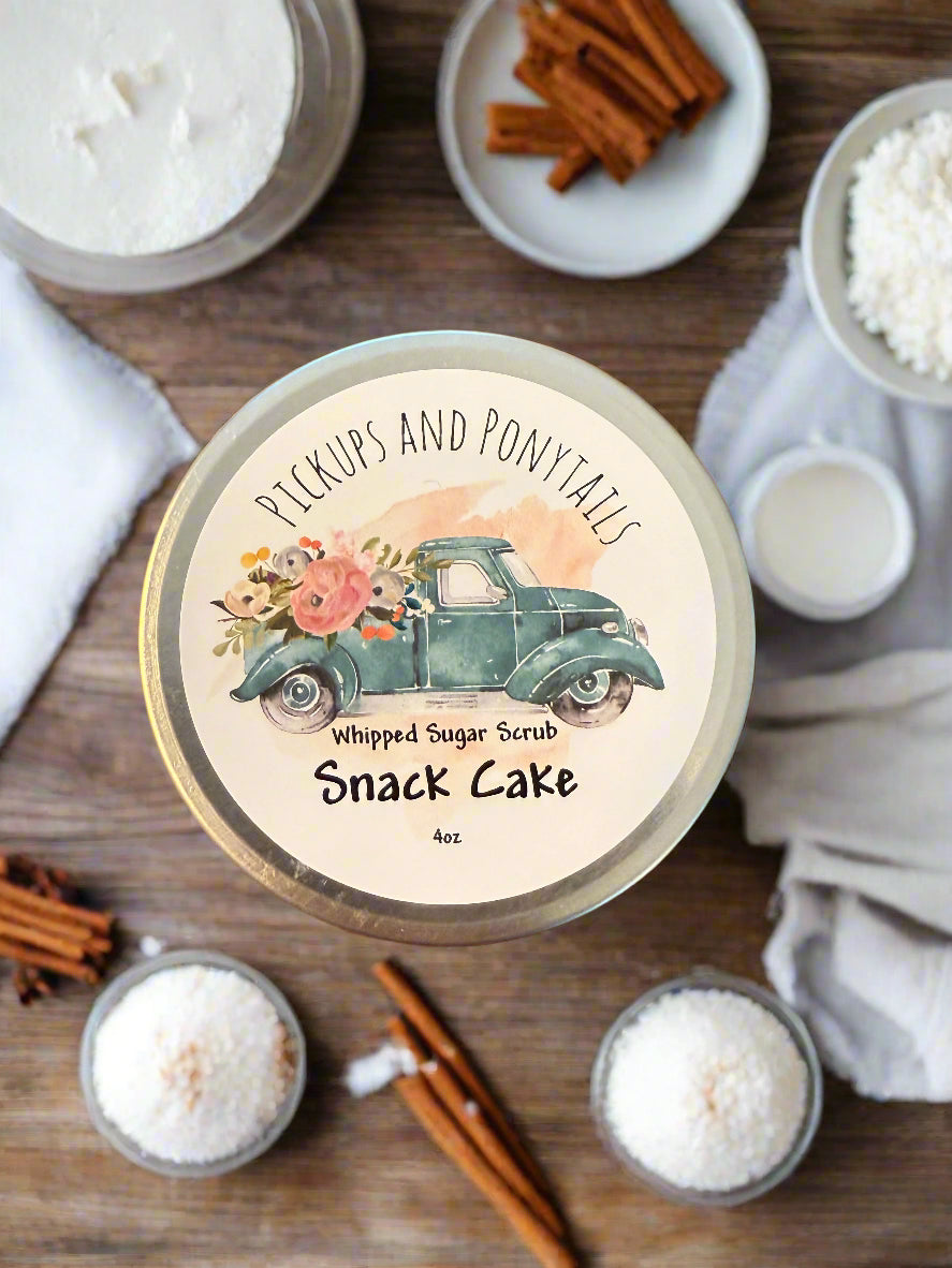 Snack Cake Whipped Sugar Scrub