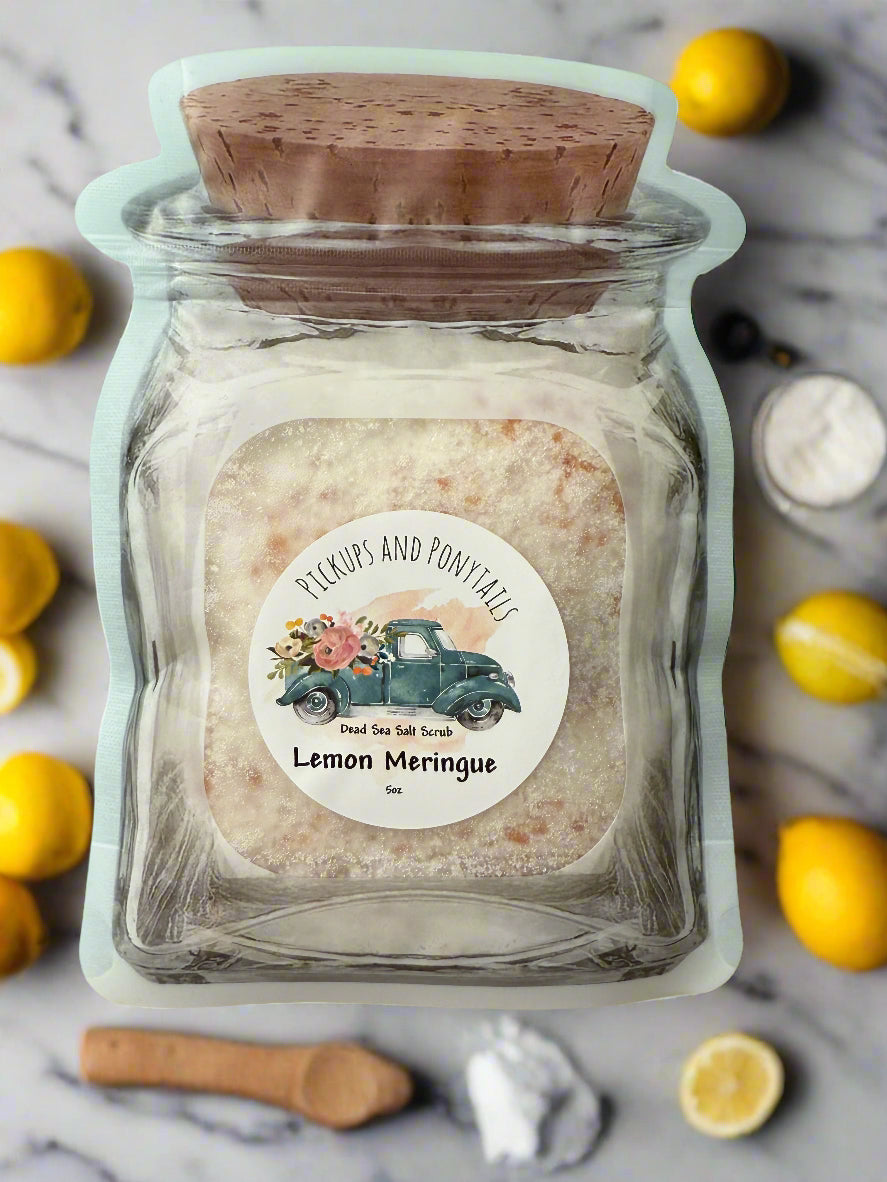 Lemon Meringue Salt Scrub