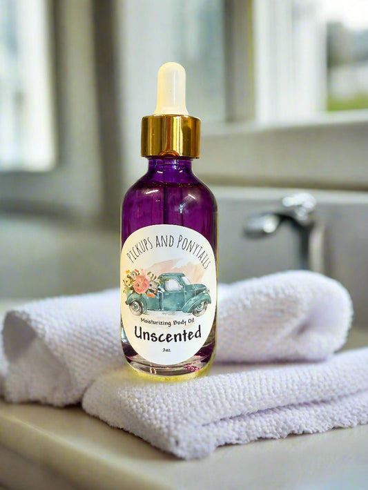 Unscented Moisturizing Body Oil